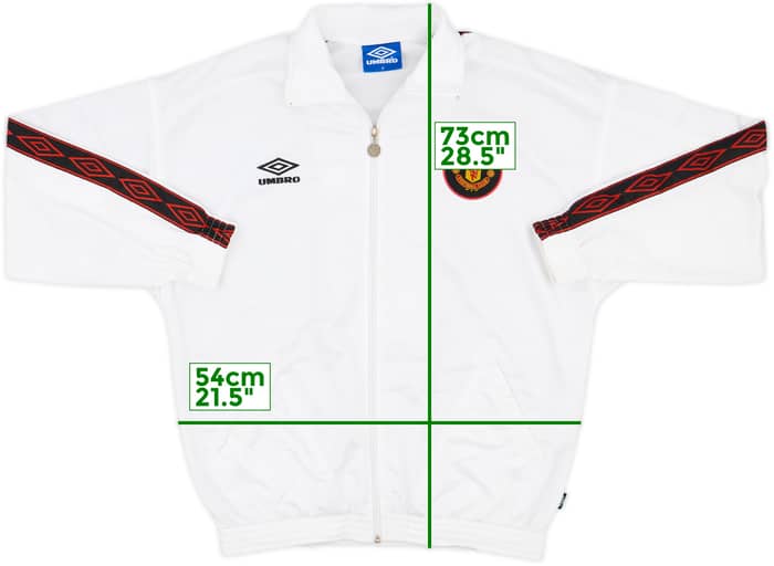 1996-97 Manchester United Umbro Track Jacket - 8/10 - (S)