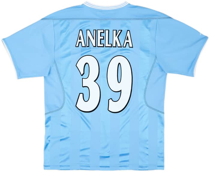 2003-04 Manchester City Home Shirt Anelka #39 - 8/10 - (M)