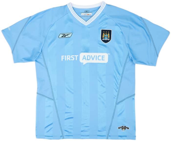 2003-04 Manchester City Home Shirt Anelka #39 - 8/10 - (M)