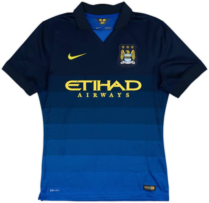 2014-15 Manchester City Away Shirt Silva #21 - 8/10 - (L)