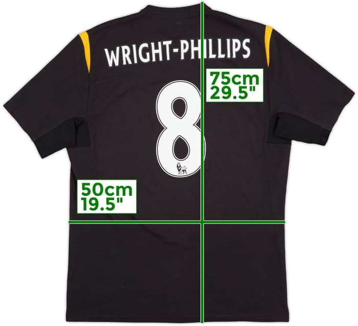 2009-10 Manchester City Away Shirt Wright-Phillips #8 - 8/10 - (L)