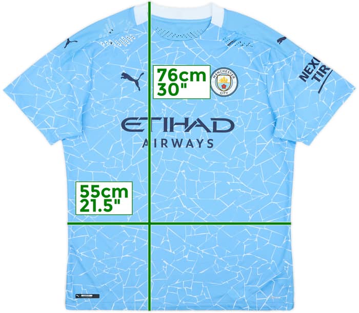 2020-21 Manchester City Authentic Home Shirt - 5/10 - (XL)