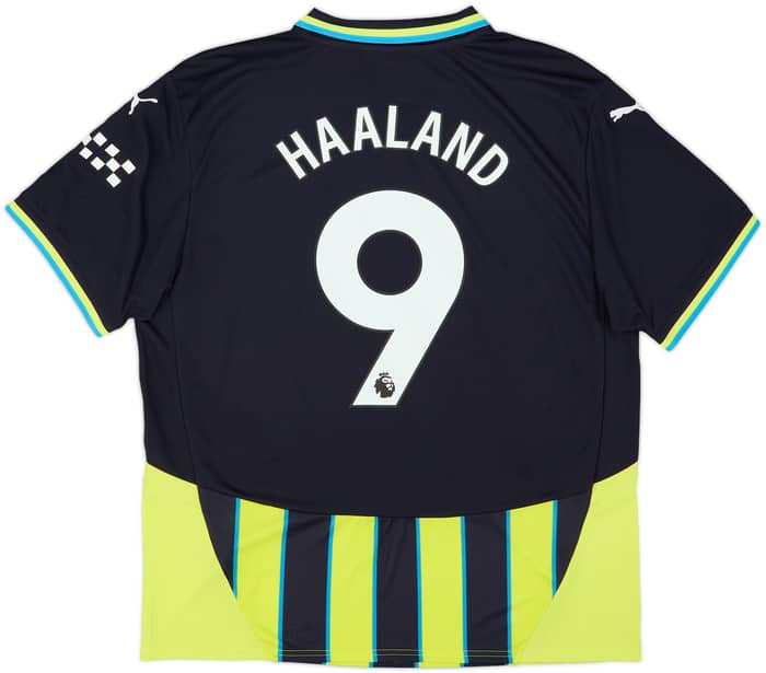 2024-25 Manchester City Away Shirt Haaland #9 (XL)