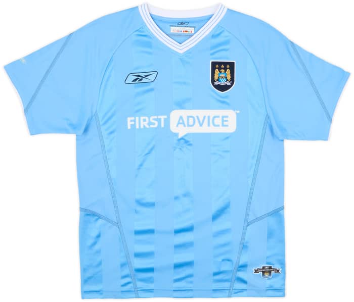 2003-04 Manchester City Home Shirt Anelka #39 - 8/10 - (XS)