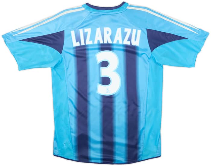 2004-05 Olympique Marseille Away Shirt Lizarazu #3 - 6/10 - (S)