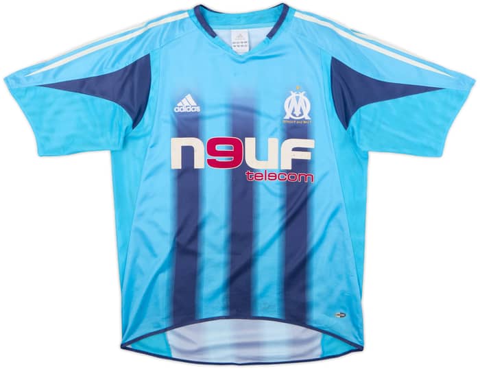 2004-05 Olympique Marseille Away Shirt Lizarazu #3 - 6/10 - (S)