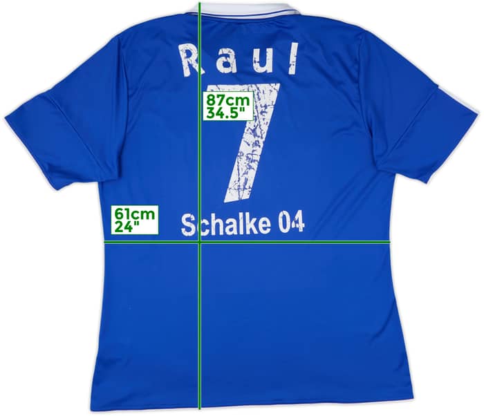 2010-12 Schalke Home Shirt Raul #7 - 4/10 - (XL)