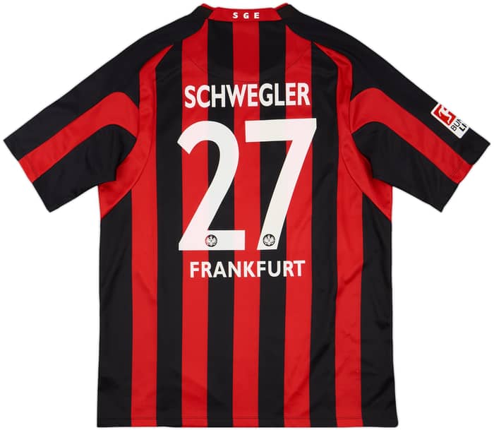 2013-14 Eintracht Frankfurt Home Shirt Schwegler #27 - 8/10 - (XXL)