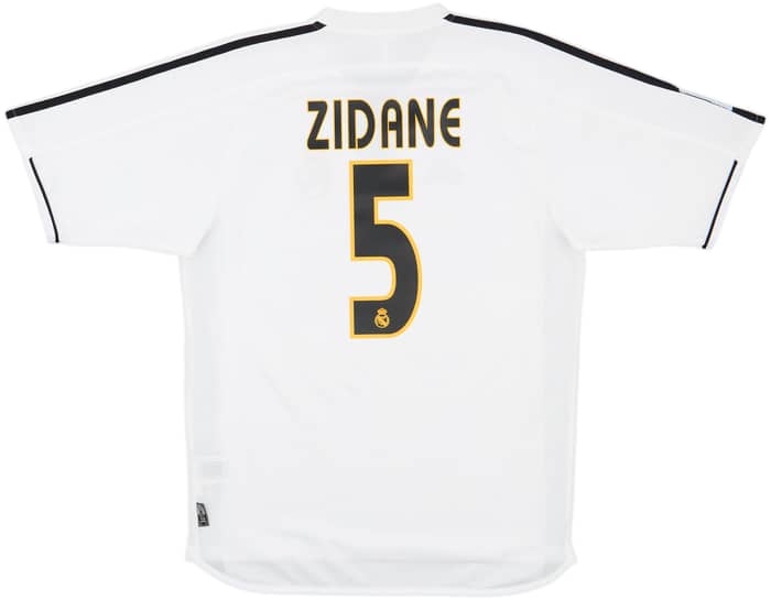 2003-04 Real Madrid Home Shirt Zidane #5 - 8/10 - (S)
