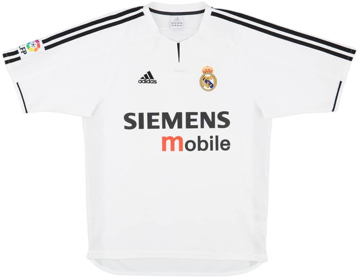 2003-04 Real Madrid Home Shirt Zidane #5 - 8/10 - (S)