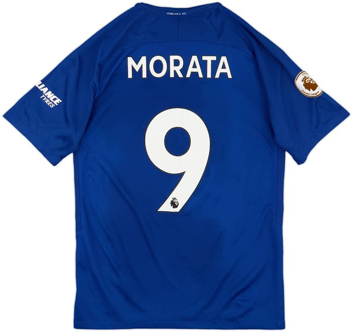 2017-18 Chelsea Home Shirt Morata #9 - 5/10 - (M)