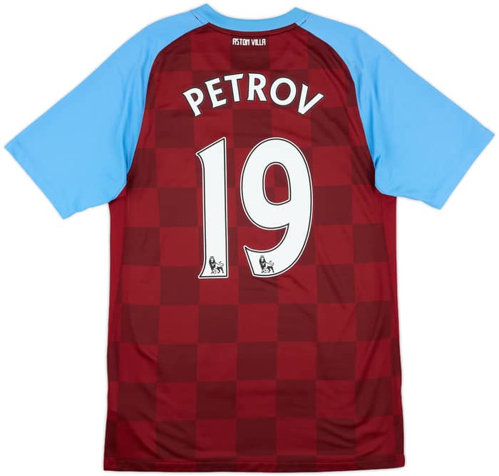 2011-12 Aston Villa Home Shirt Petrov #19 - 6/10 - (S)