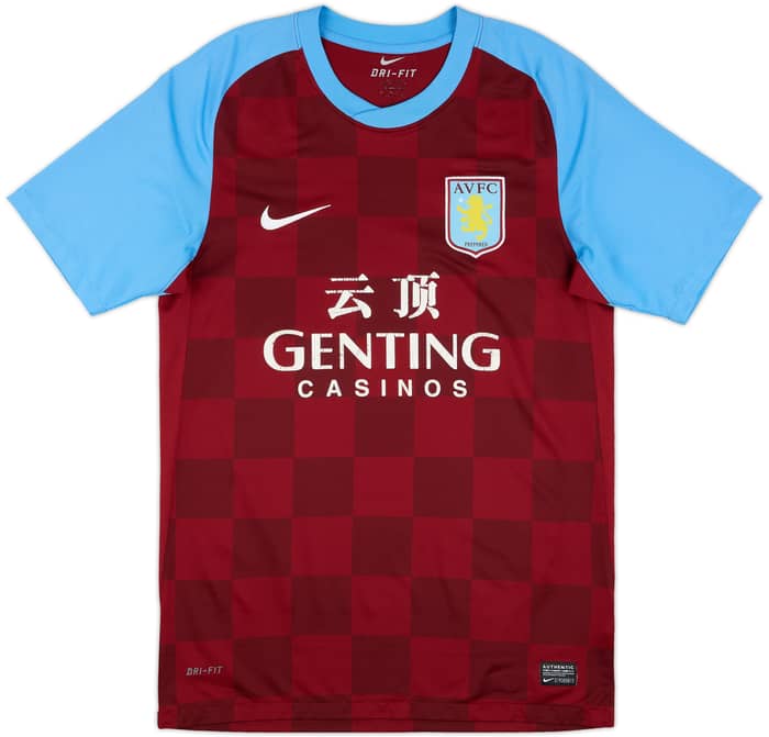 2011-12 Aston Villa Home Shirt Petrov #19 - 6/10 - (S)
