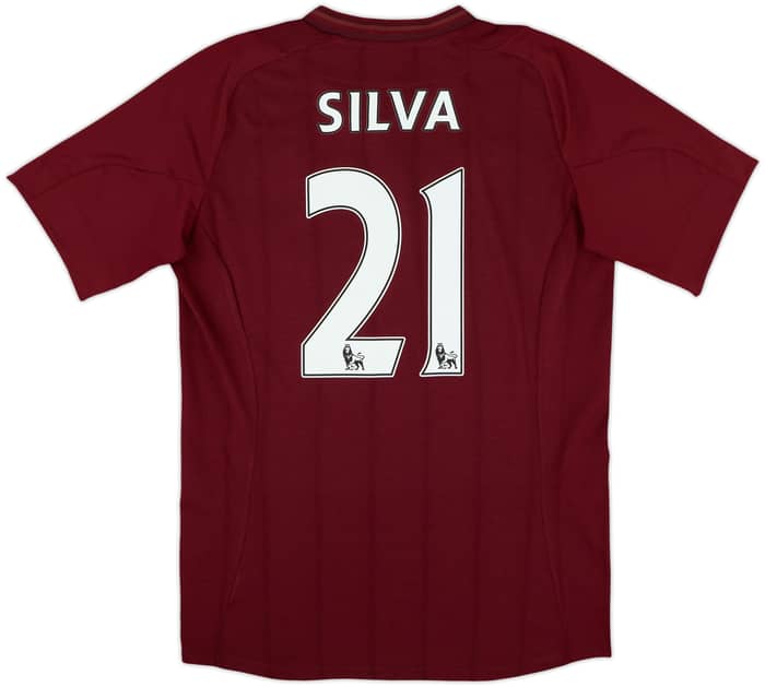 2012-13 Manchester City Away Shirt Silva #21 - 7/10 - (M)