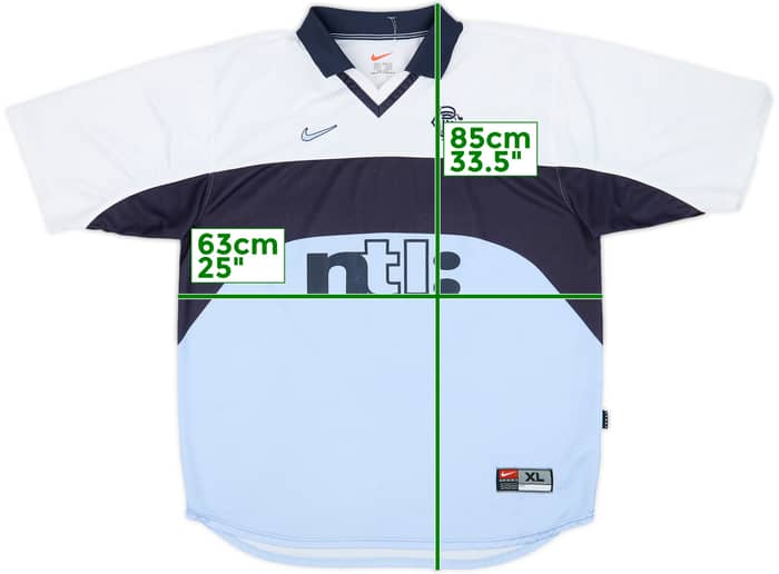 1999-00 Rangers Away Shirt - 8/10 - (XL)