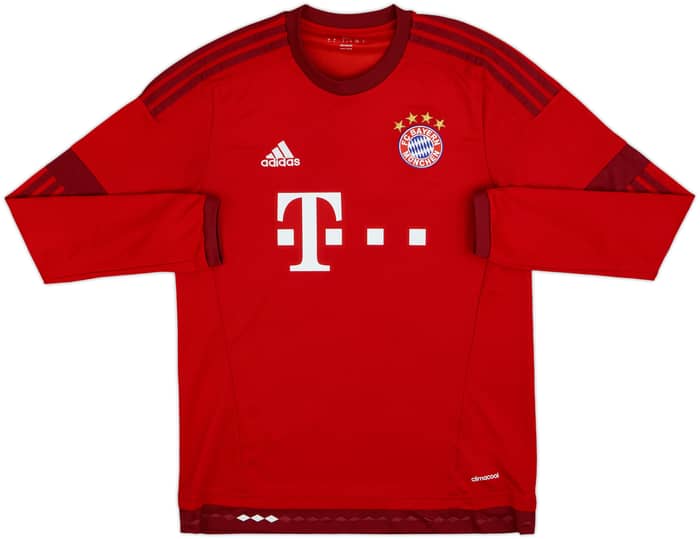 2015-16 Bayern Munich Home L/S Shirt Robben #10 - 9/10 - (M)