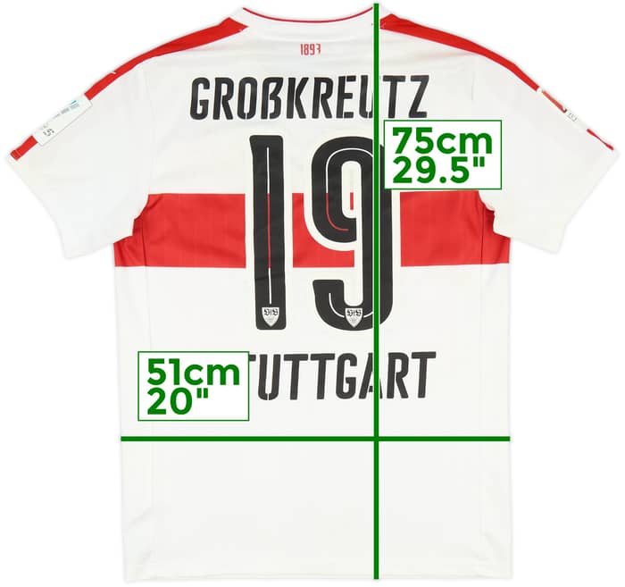 2016-17 Stuttgart Home Shirt Grosskreutz #19 - 6/10 - (M)
