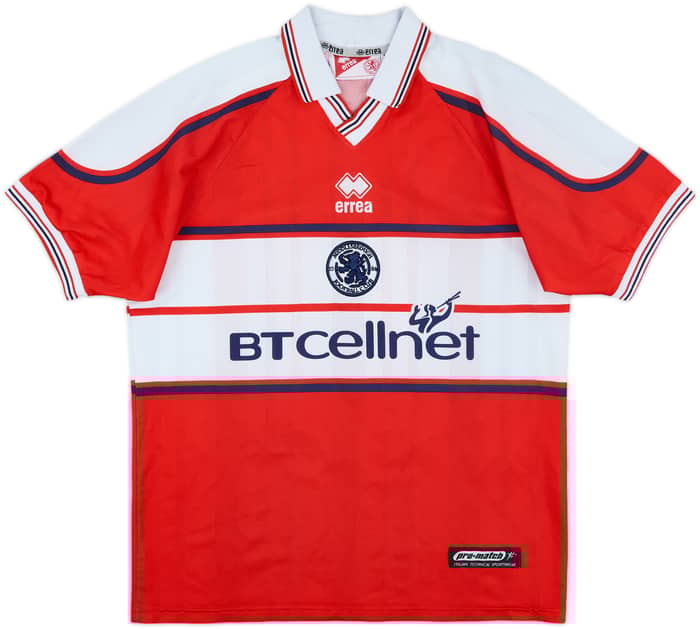 2000-01 Middlesbrough Home Shirt Boksic #11 - 8/10 - (M)