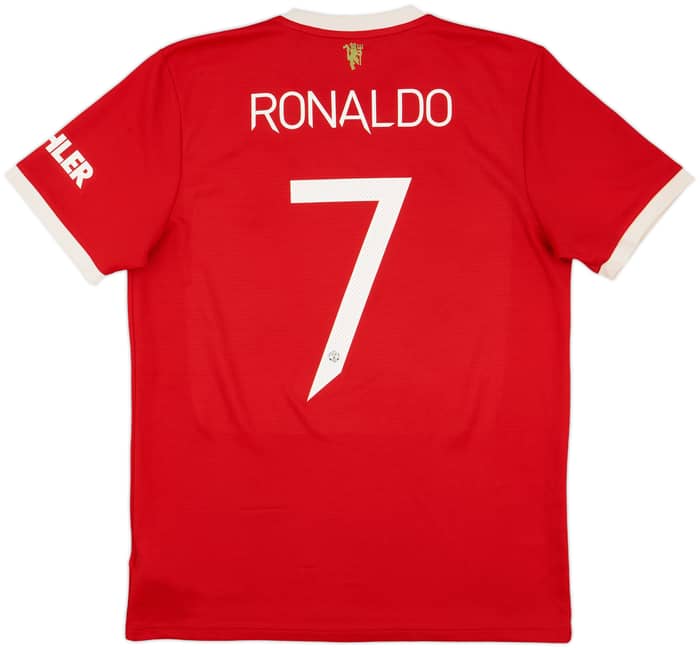 2021-22 Manchester United Home Shirt Ronaldo #7 - 7/10 - (L)