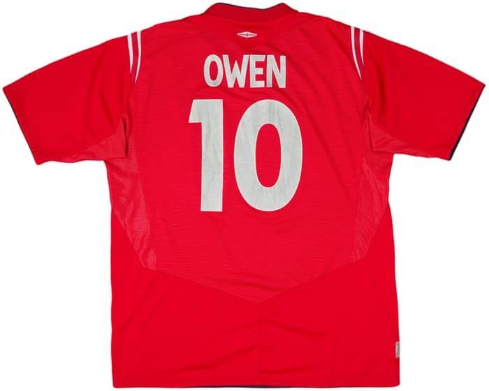 2004-06 England Away Shirt Owen #10 - 6/10 - (XL)