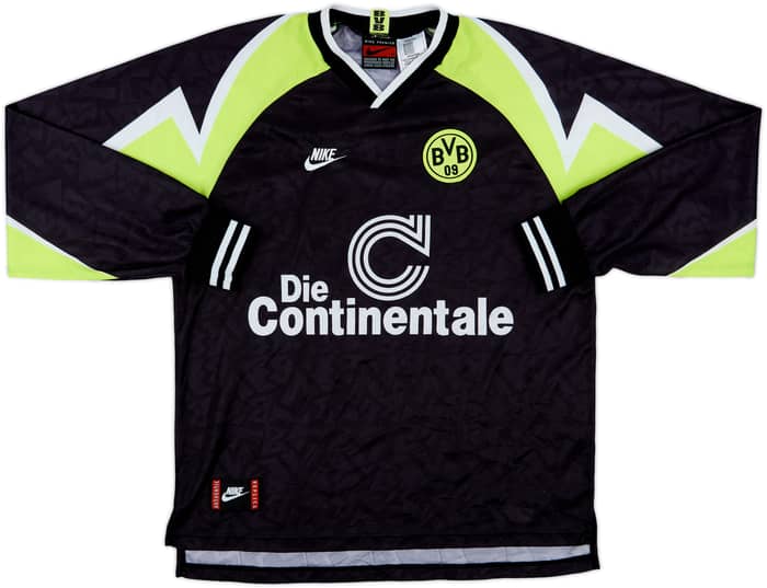1995-96 Borussia Dortmund Away L/S Shirt - 8/10 - (XL)