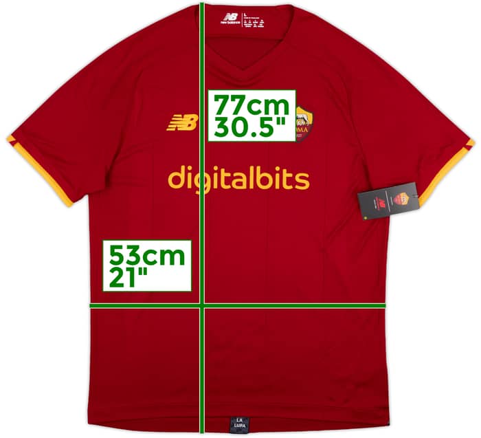 2021-22 Roma Home Shirt (L)