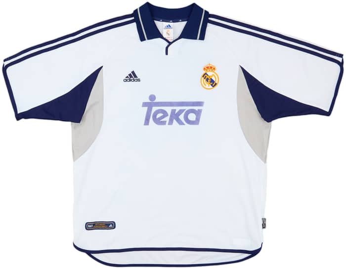 2000-01 Real Madrid Home Shirt Figo #10 - 5/10 - (XL)