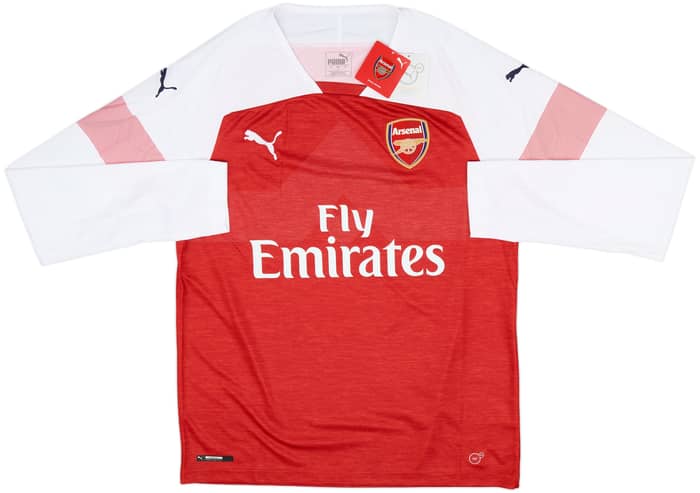 2018-19 Arsenal Home L/S Shirt Ozil #10 (L)