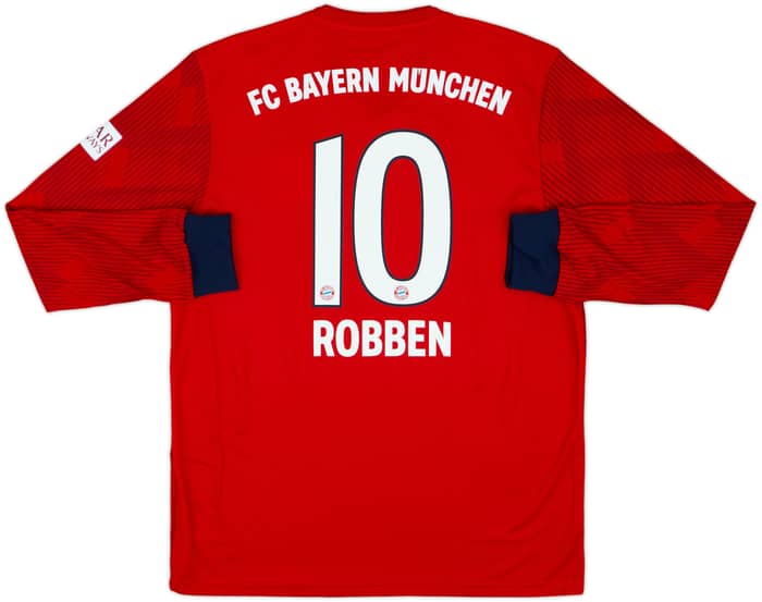 2018-19 Bayern Munich Home L/S Shirt Robben #10 (L)