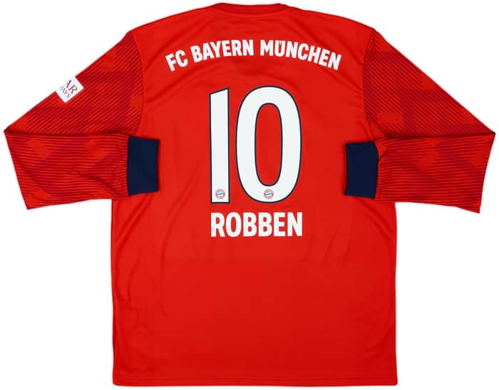 2018-19 Bayern Munich Home L/S Shirt Robben #10 (L)