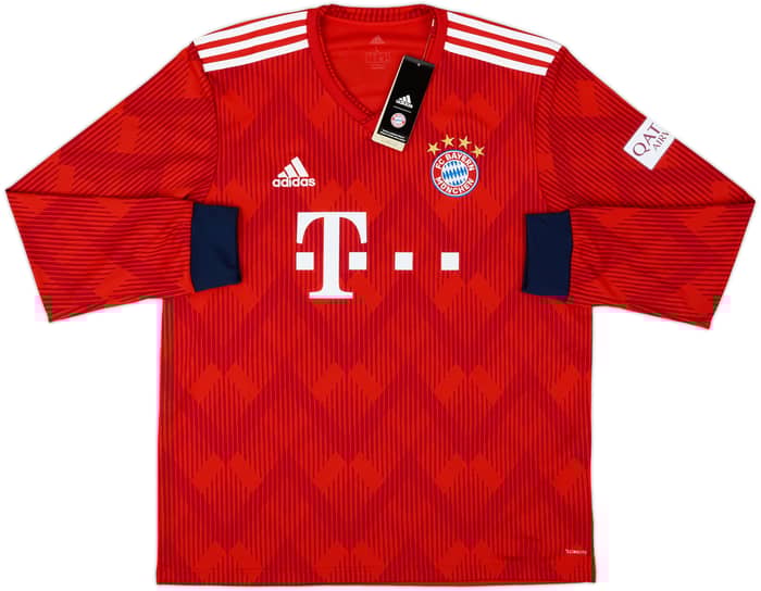 2018-19 Bayern Munich Home L/S Shirt Robben #10 (L)