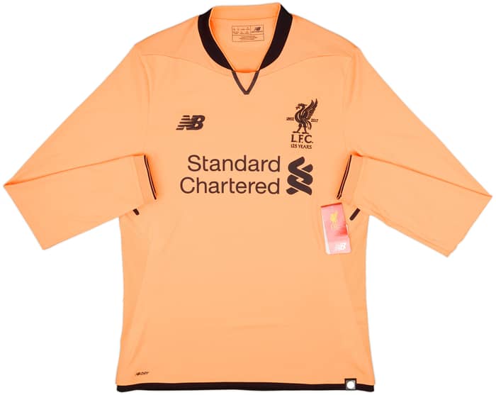 2017-18 Liverpool 125 Years Third L/S Shirt M.Salah #11 (L)