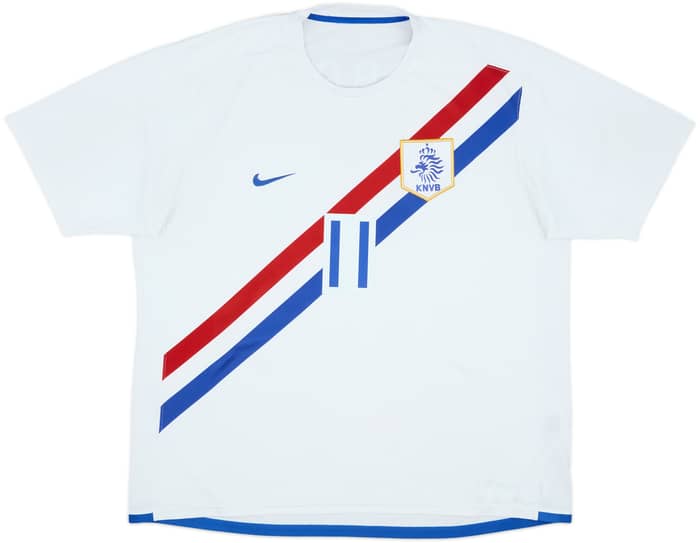 2006-08 Netherlands Away Shirt Robben #11 - 6/10 - (XXL)