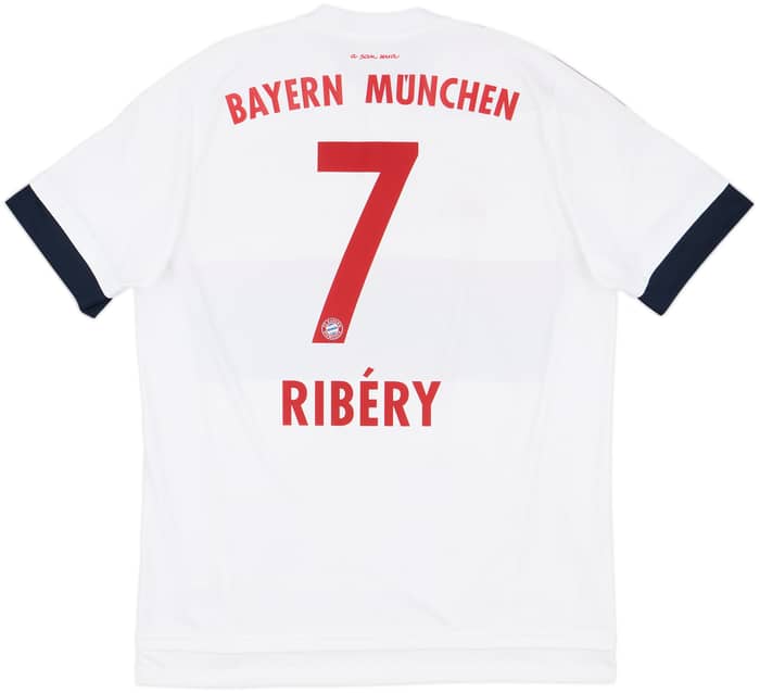 2015-16 Bayern Munich Away Shirt Ribery #7 - 8/10 - (L)