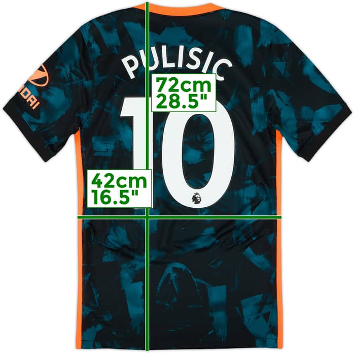2021-22 Chelsea Third Shirt Pulisic #10 - 10/10 - (XS)