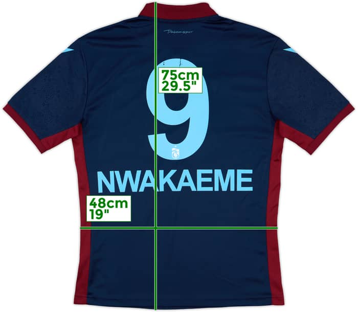 2021-22 Trabzonspor Third Shirt Nwakaeme #9 - 6/10 - (L)