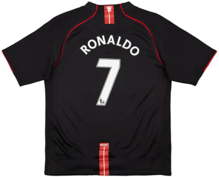 2007-08 Manchester United Away Shirt Ronaldo #7 - 7/10 - (L.Boys)