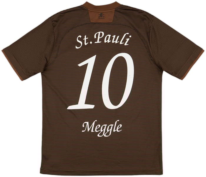 2008-09 St Pauli Home Shirt Meggle #10 - 7/10 - (M)