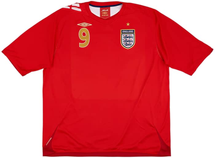 2006-08 England Away Shirt Rooney #9 - 7/10 - (3XL)