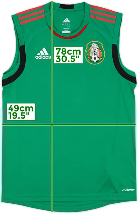 2009-10 Mexico Adidas Formotion Training Vest - 6/10 - (M/L)
