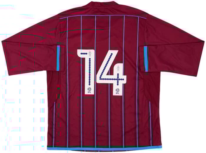 2017-18 Scunthorpe Home L/S Shirt - 7/10 - (L)
