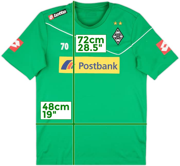 2012-13 Borussia Monchengladbach Player Issue Lotto Training Shirt #70 - 6/10 - (M)