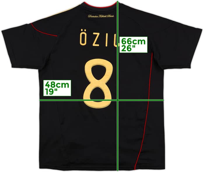 2010-11 Germany Away Shirt Ozil #8 - 7/10 - (L.Boys)