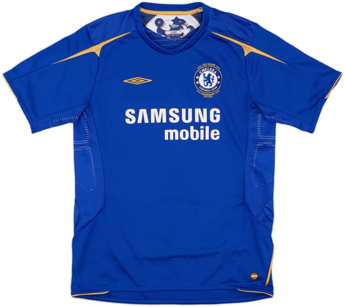 2005-06 Chelsea Centenary Home Shirt Drogba #15 - 9/10 - (XL.Boys)
