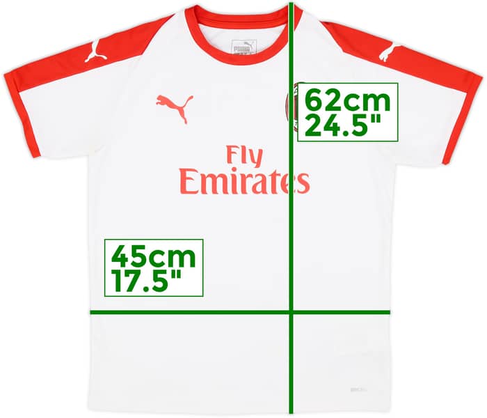 2019-20 AC Milan Puma Training Shirt - 6/10 - (13-14 Years)