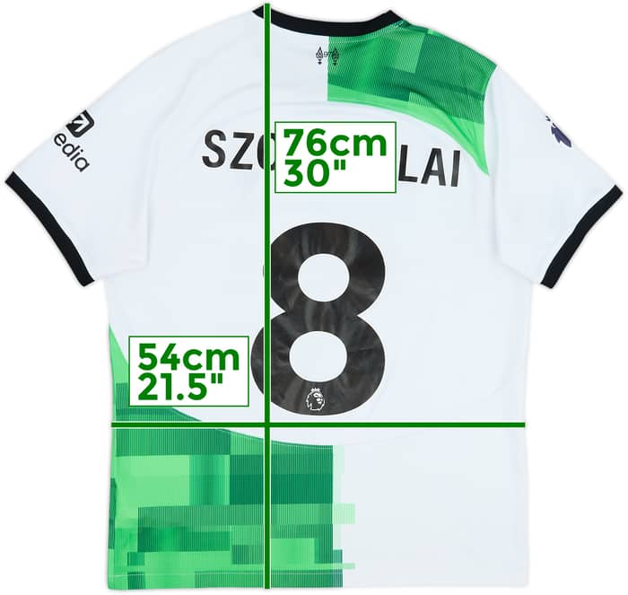 Camiseta de visitante del Liverpool 2023-24 Szoboszlai #8 - 8/10 - (L)