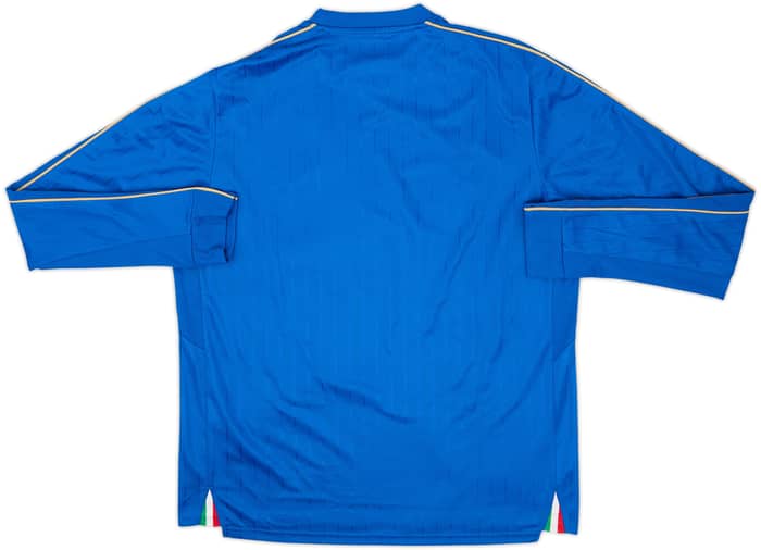 2016-17 Italy Home L/S Shirt - 9/10 - (XL)