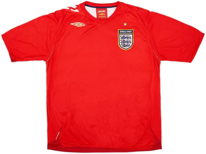 2006-08 England Away Shirt - 5/10 - (XL)