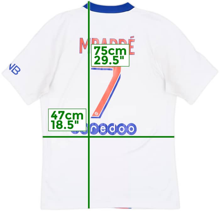 2020-21 Paris Saint-Germain Away Shirt Mbappe #7 - 6/10 - (S)