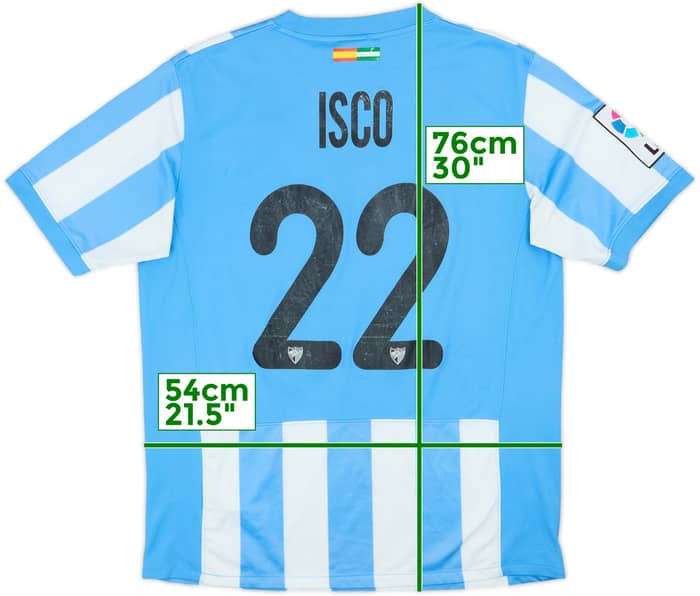 Camiseta de local del Malaga 2011-12 Isco #22 - 4/10 - (L)
